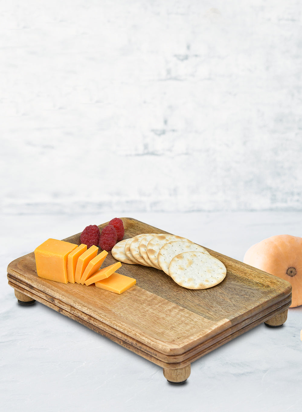 Natural Acacia Wood Tray, in 5 Shapes