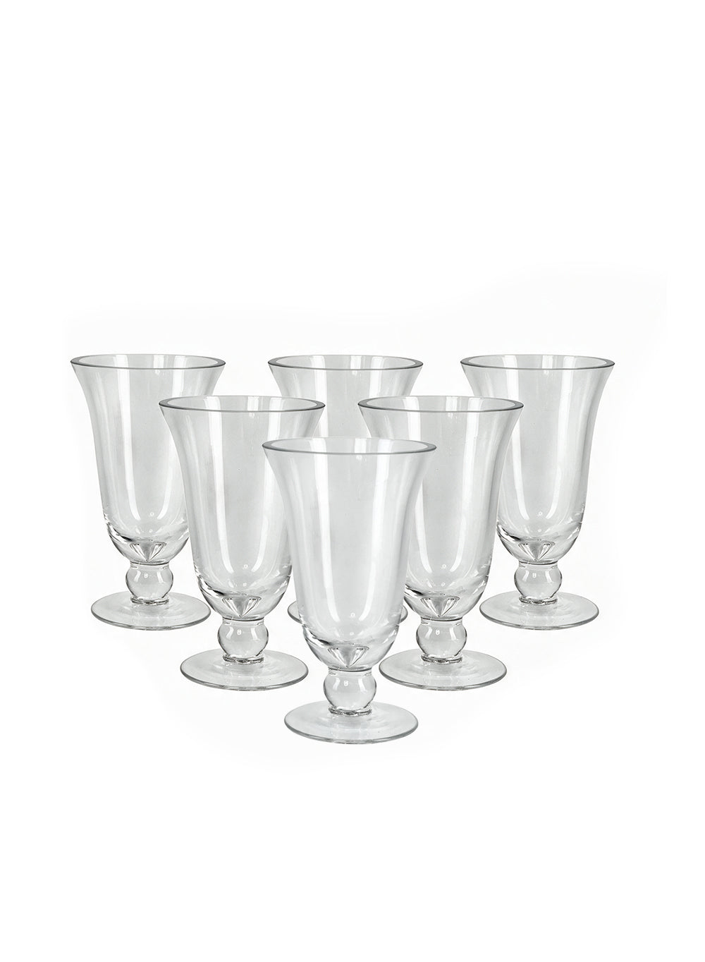 Wazon Pedestal Glass Urn Vase Collection