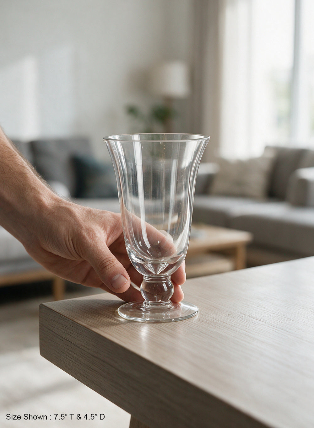 Wazon Pedestal Glass Urn Vase Collection