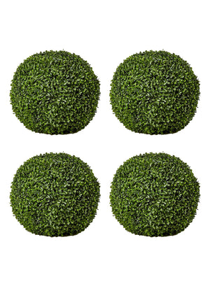 Serene Spaces Living Artificial Boxwood Topiary Ball