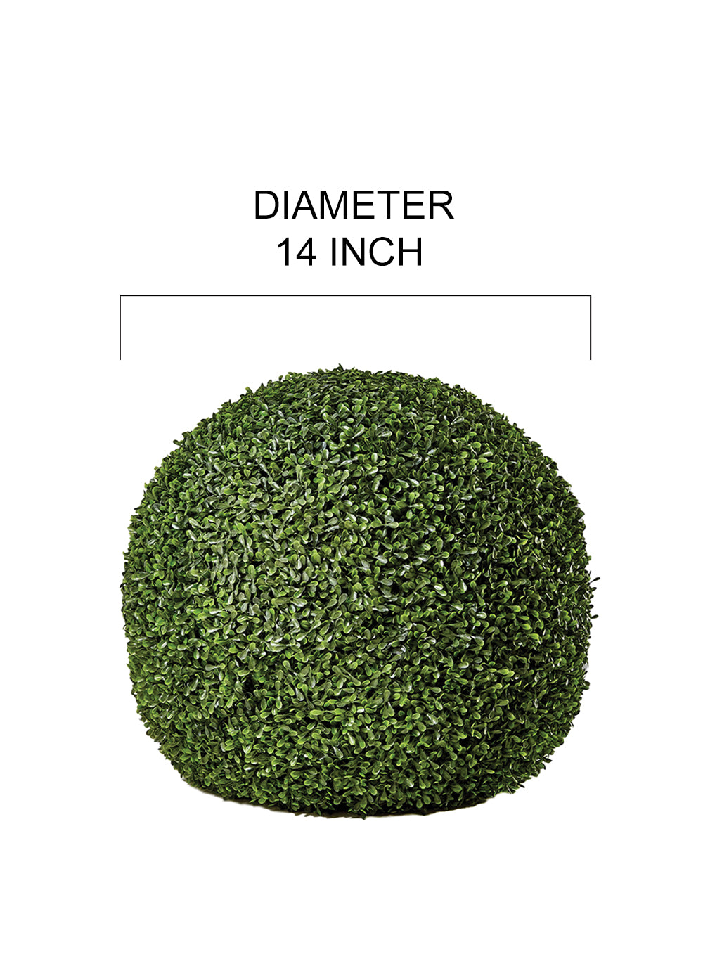 Artificial Boxwood Topiary Ball, in 3 Sizes