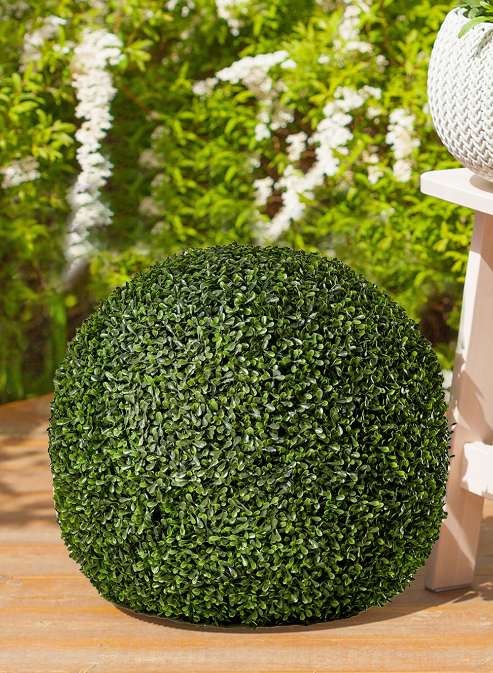 Artificial Boxwood Topiary Ball, in 3 Sizes