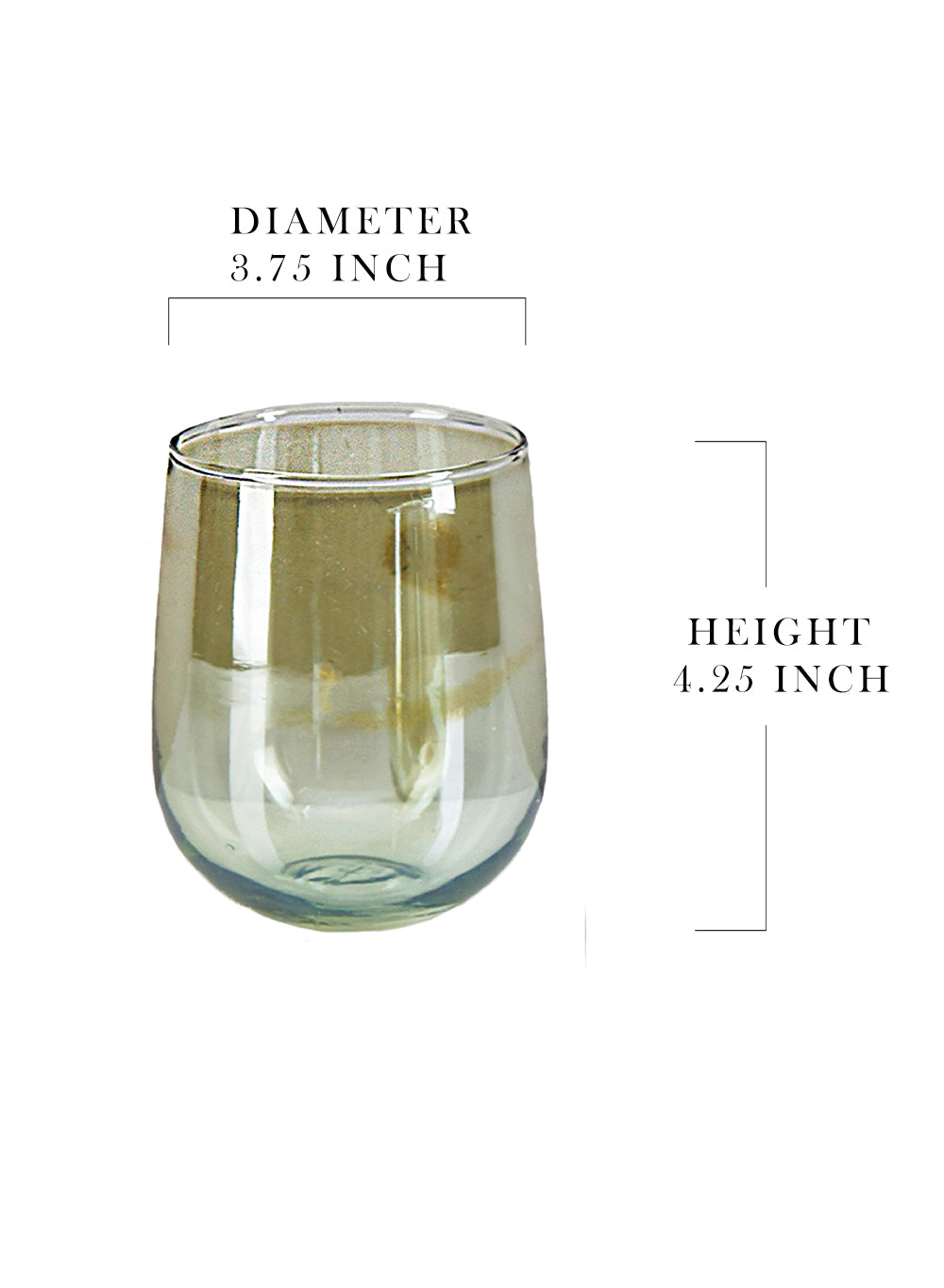 Cup Glass Votive Holder, Sets of 2 & 24, in 2 Colors