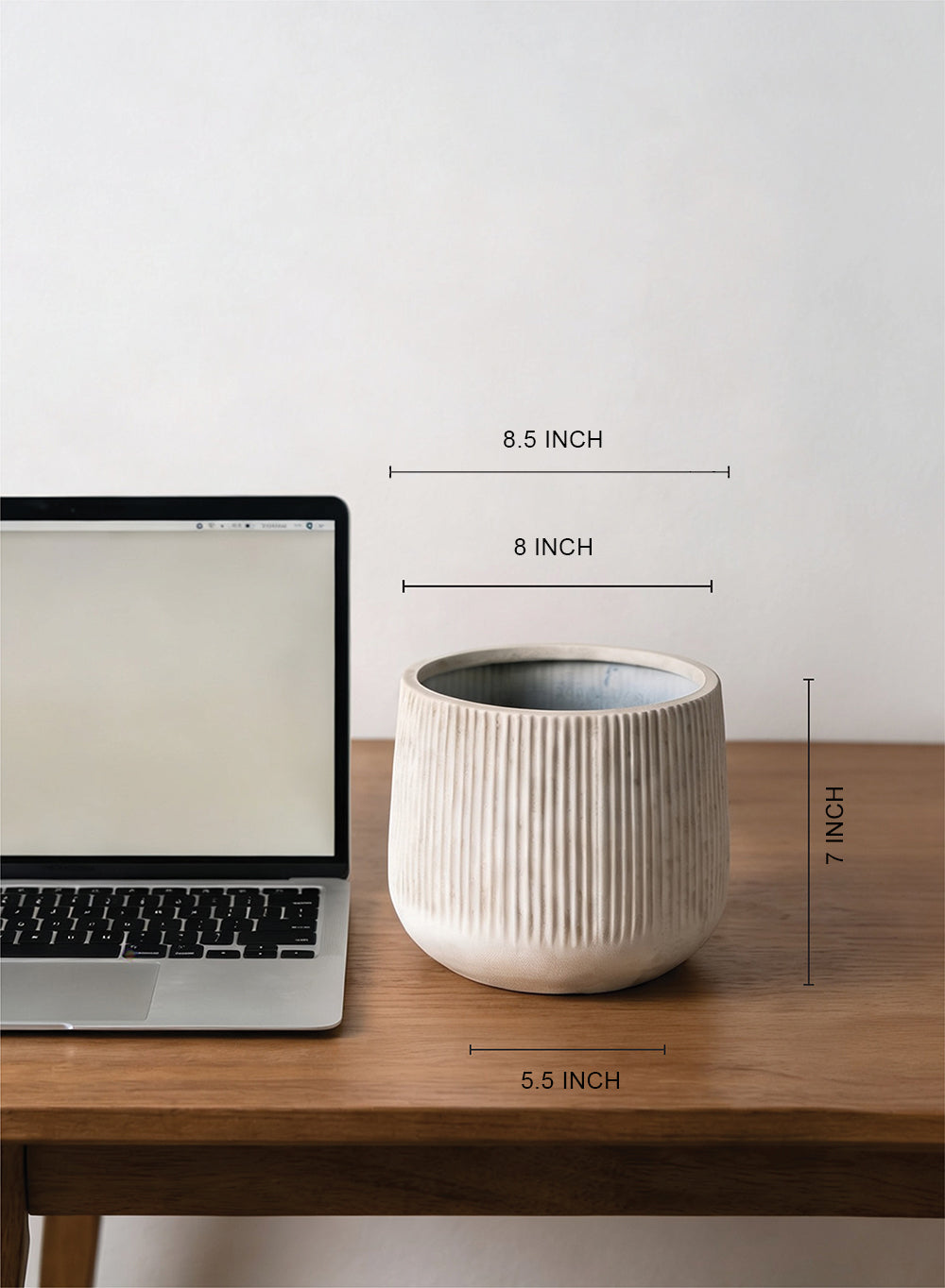 Terra Ribbed Vase Collection