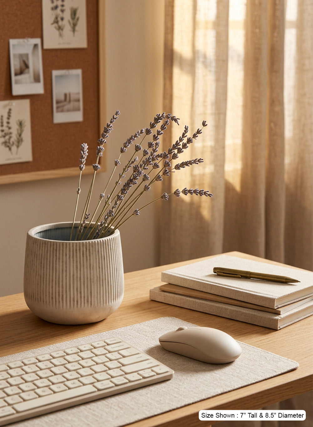 Terra Ribbed Vase Collection