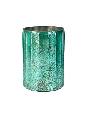 Ocean Teal Mercury Glass Vase, in 2 Sizes
