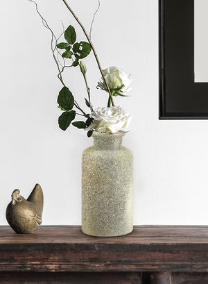 Gold Glittered Bud Vase - Stylish Flower Vases, In 2 Sets