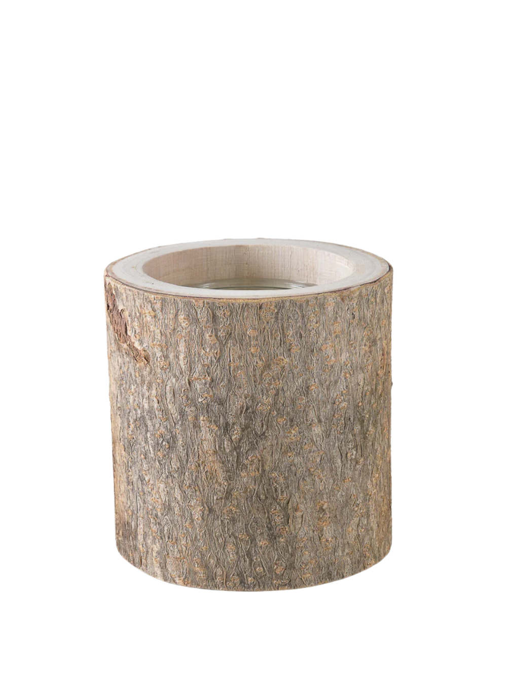 Wood Bark Vase