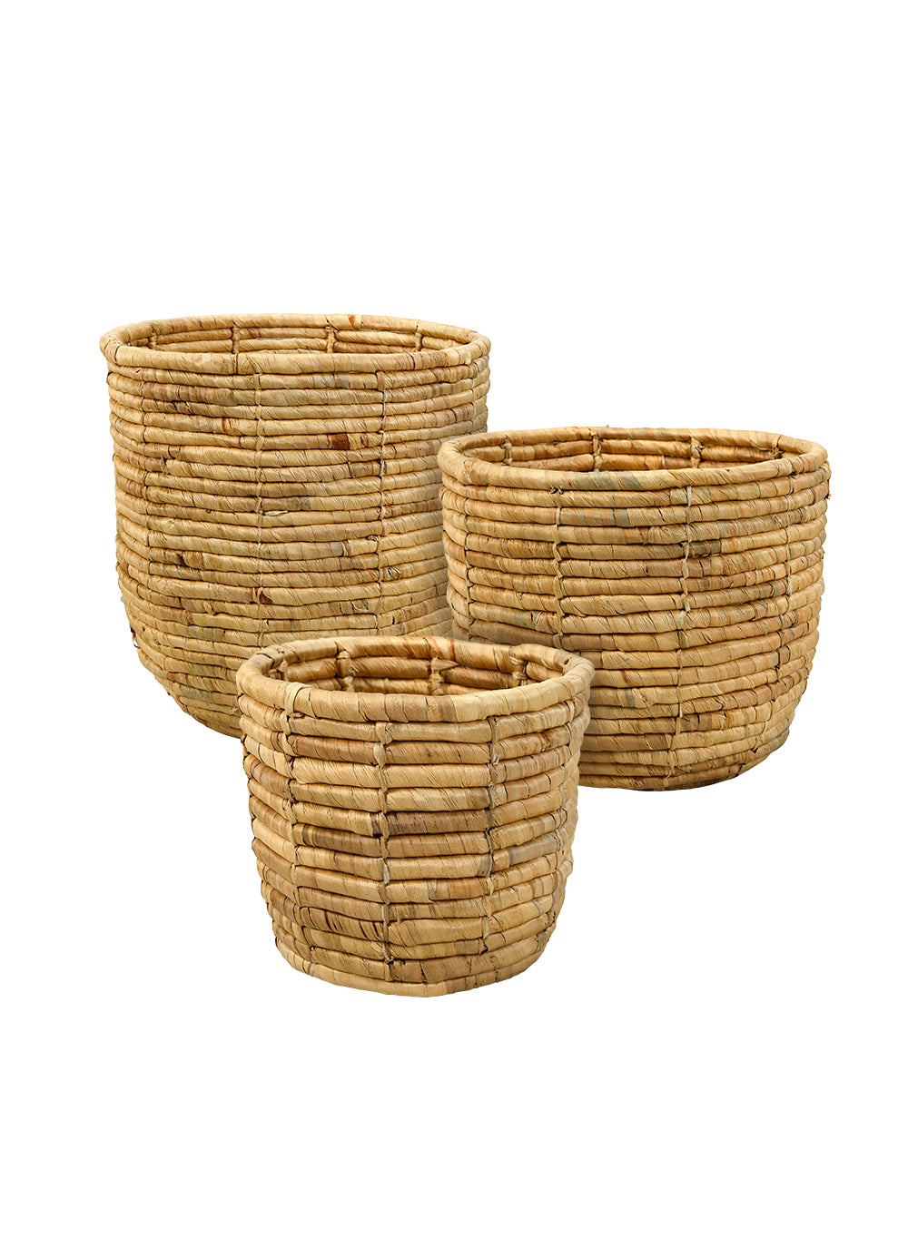 Eco-Friendly Water Hyacinth Collection - Pots Tray, Basket, and Vase