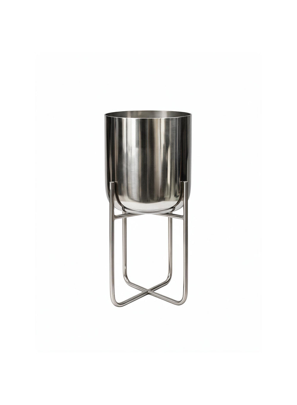 Gold/ Silver Planter with Detachable Metal Stand Collection