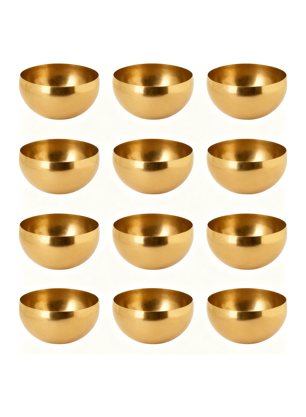 Decorative Shiny Luxe Gold Bowl Collection