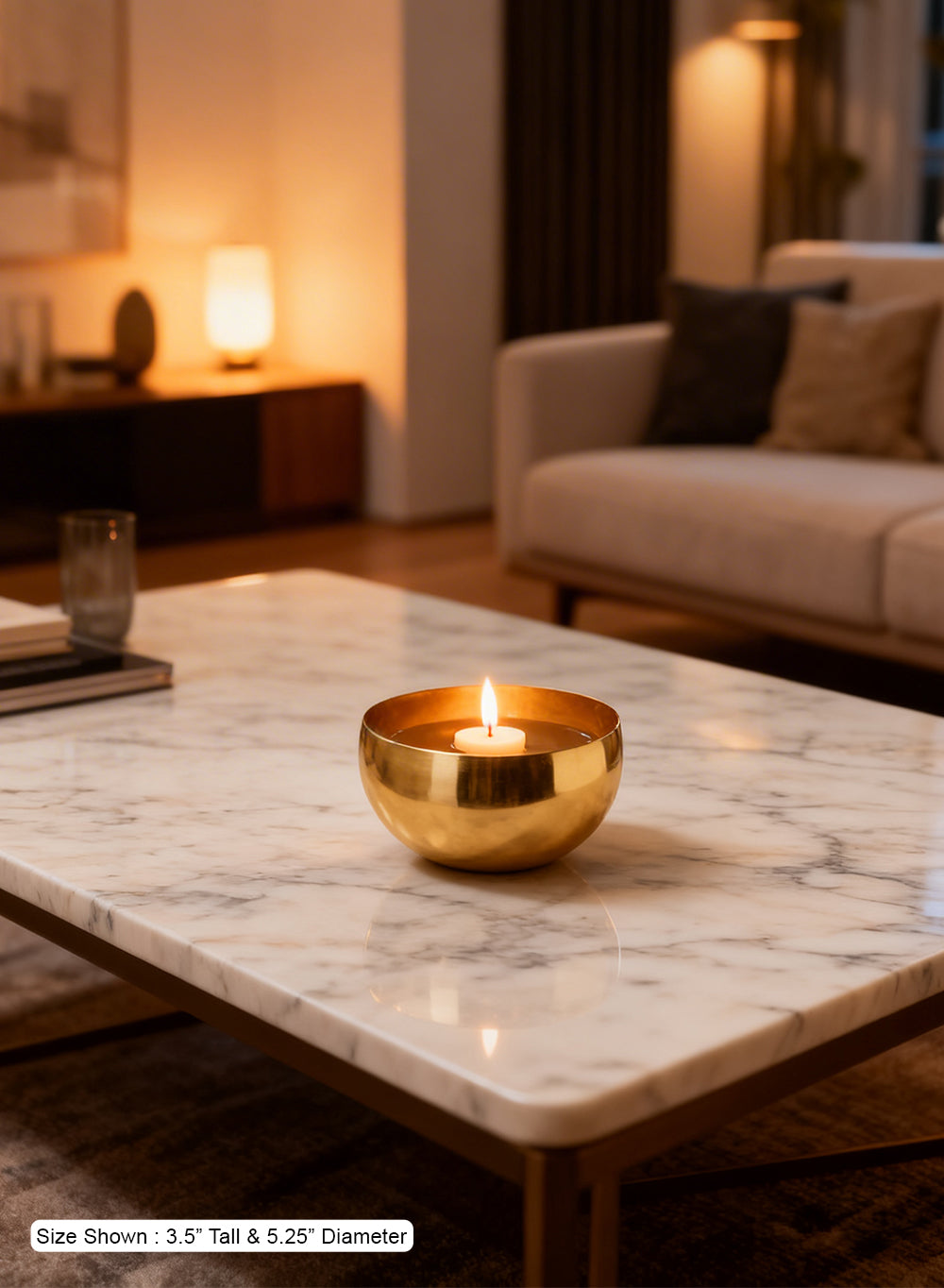 Decorative Shiny Luxe Gold Bowl Collection