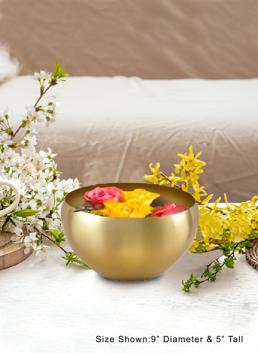 Decorative Shiny Luxe Gold Bowl