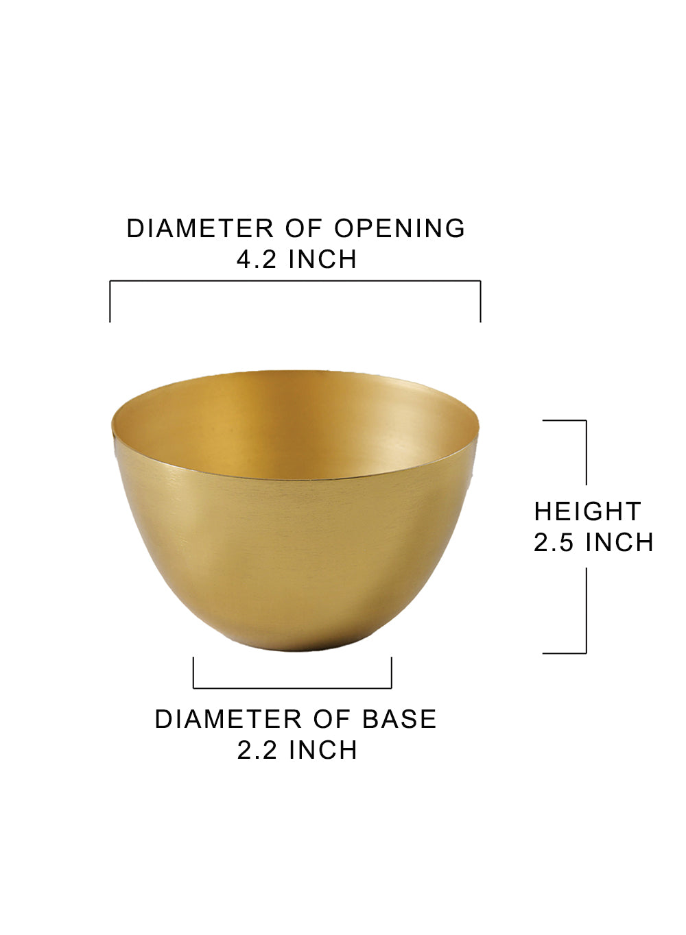 Decorative Shiny Luxe Gold Bowl