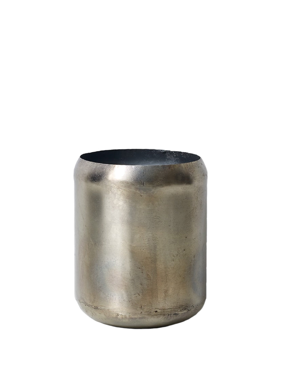 5.75" Modern Iron Cylinder Vase