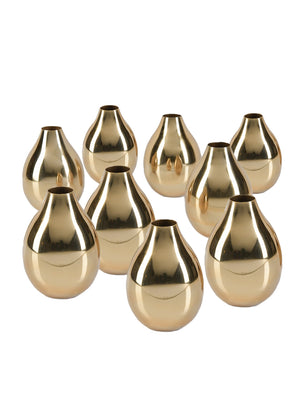 Pear-Shaped Gold Vase, Available in 2 Sizes