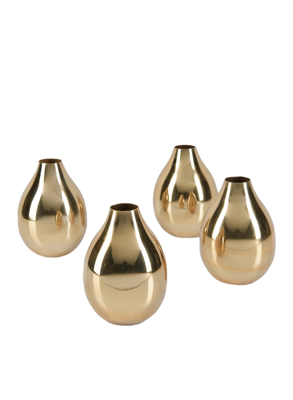 Pear-Shaped Gold Vase, Available in 2 Sizes