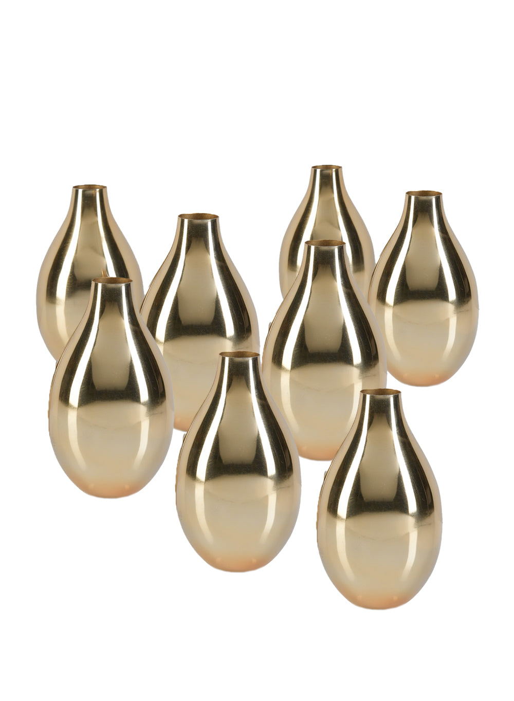 Pear-Shaped Gold Vase, Available in 2 Sizes