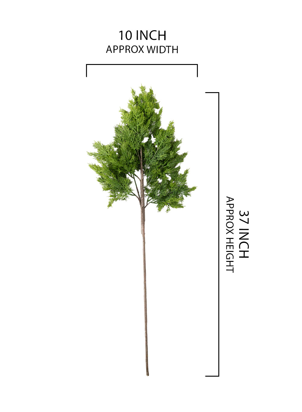 37" Artificial Pine Greenery Stem