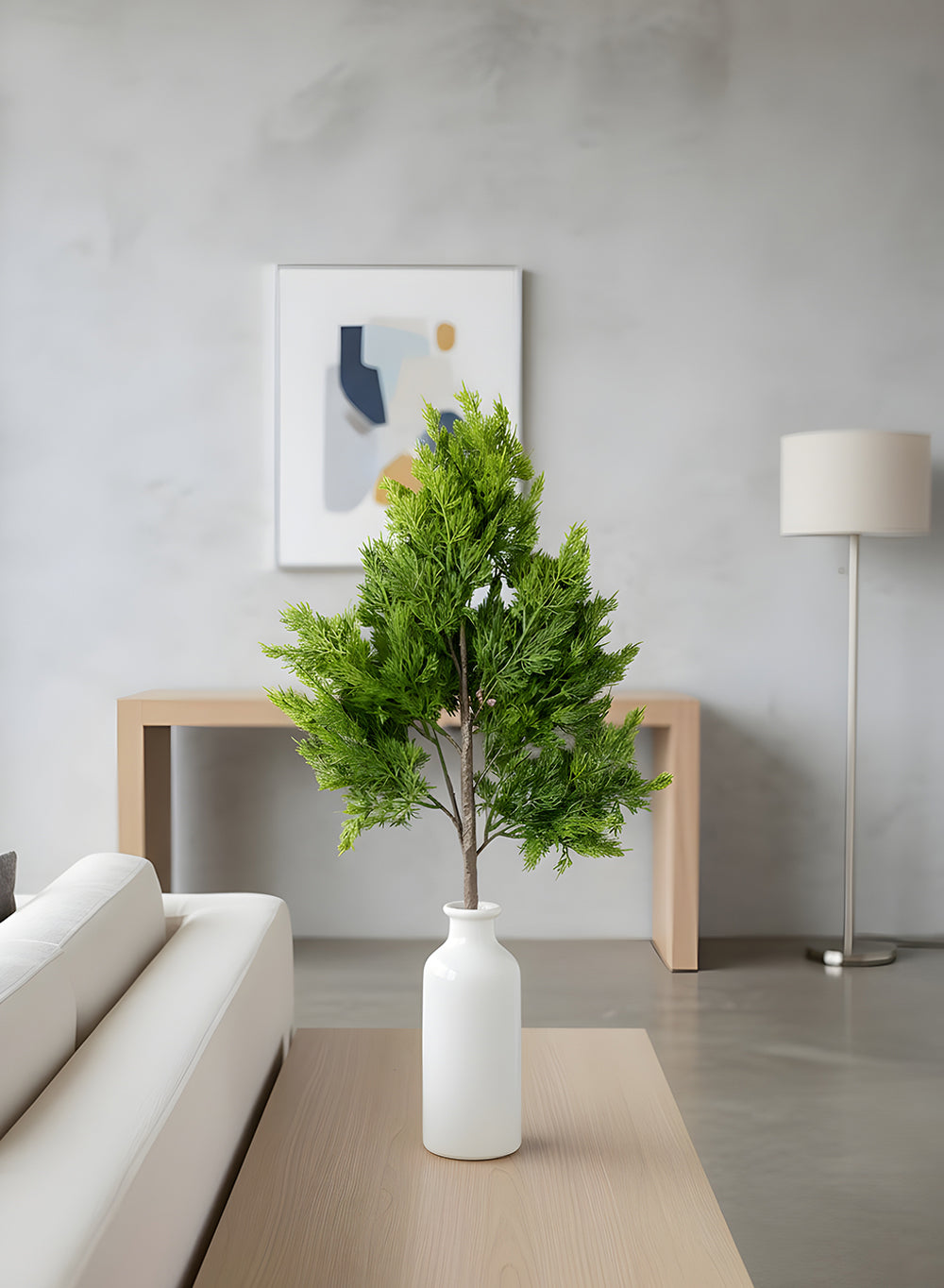 37" Artificial Pine Greenery Stem