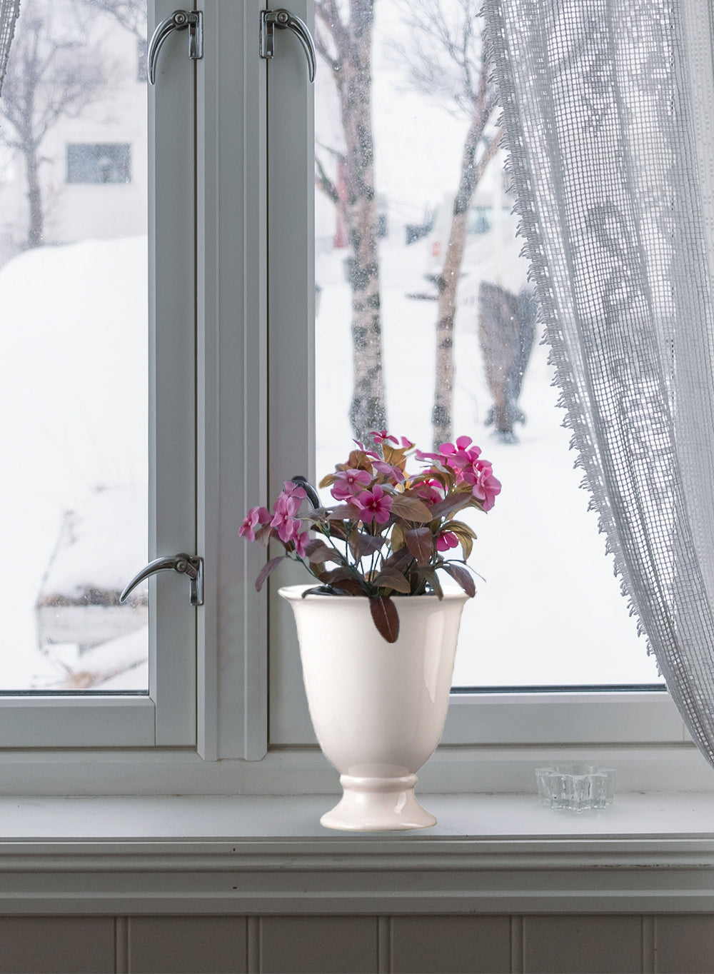 White Porcelain Vases