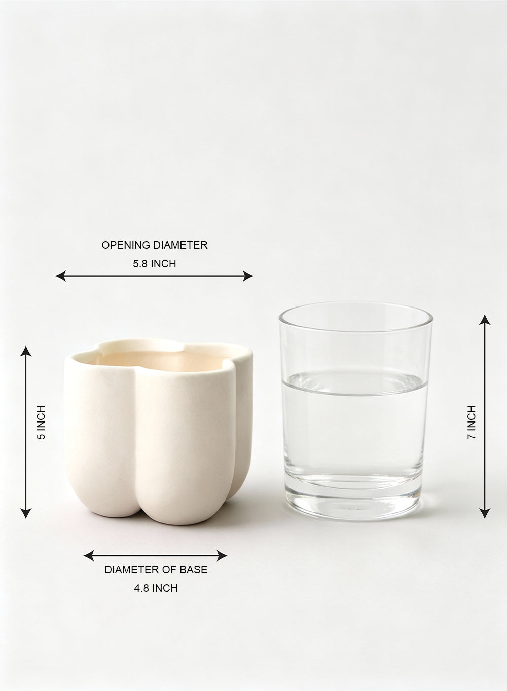 Petala Matte Ceramic Vase Collection