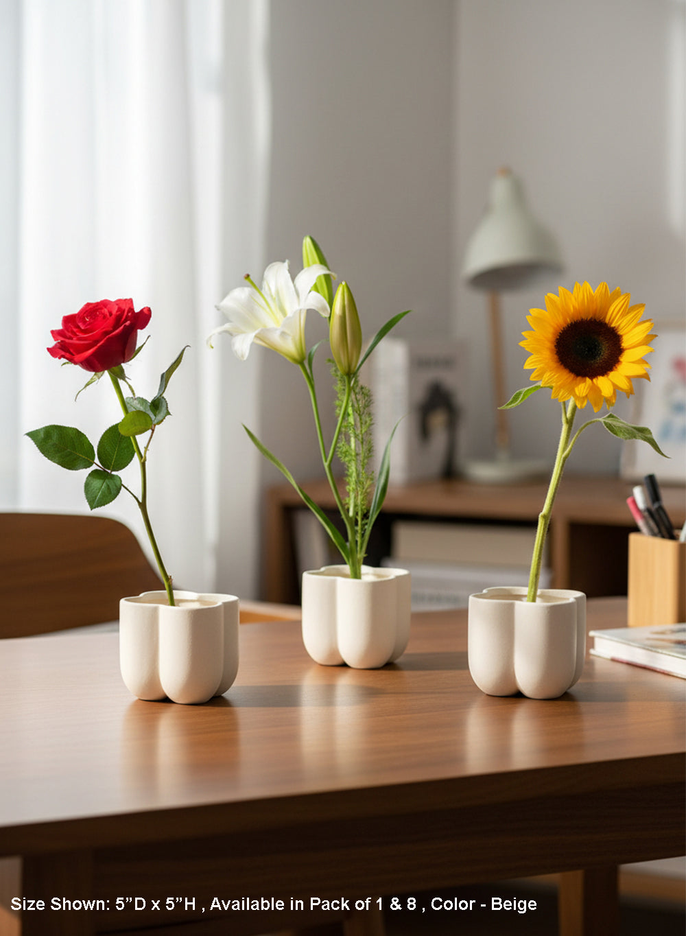 Petala Matte Ceramic Vase Collection