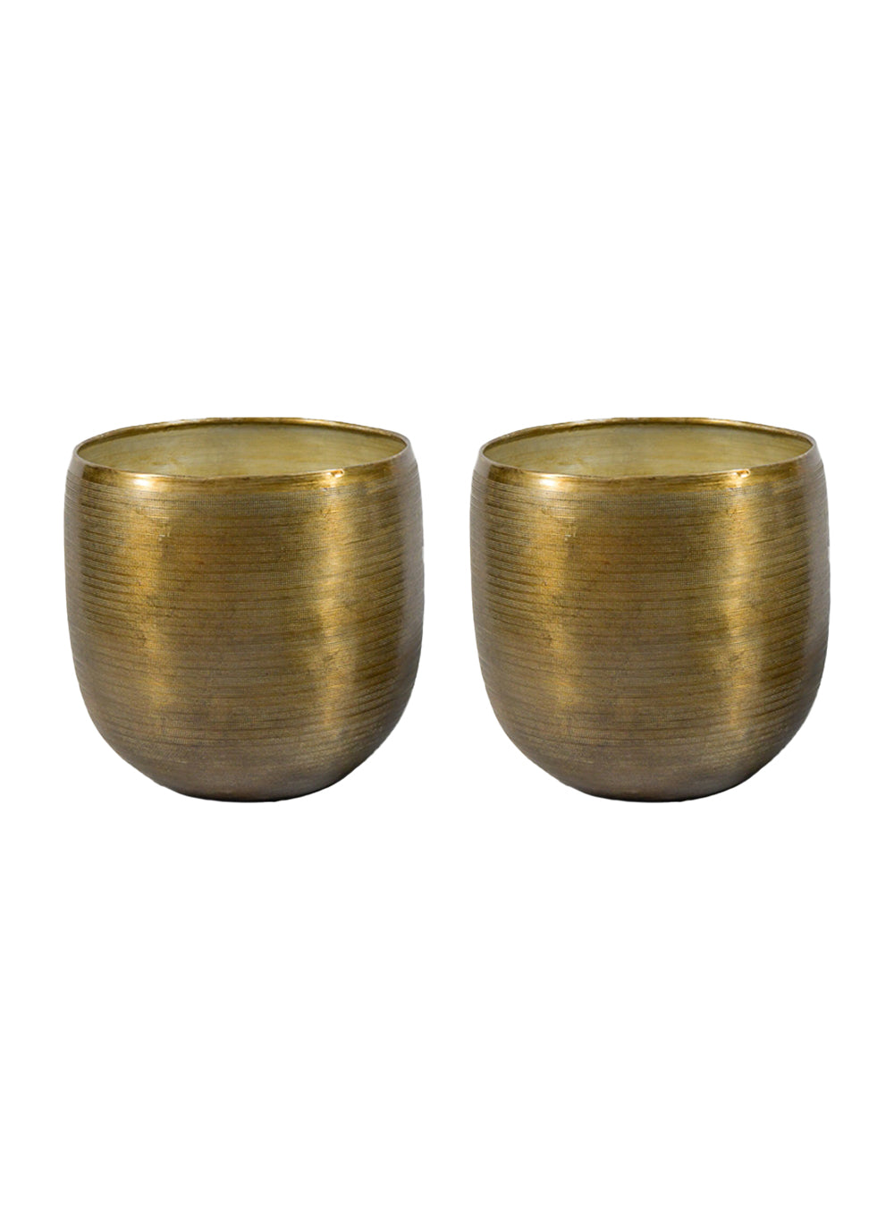 Gold Aluminum Planter, in 3 Sizes