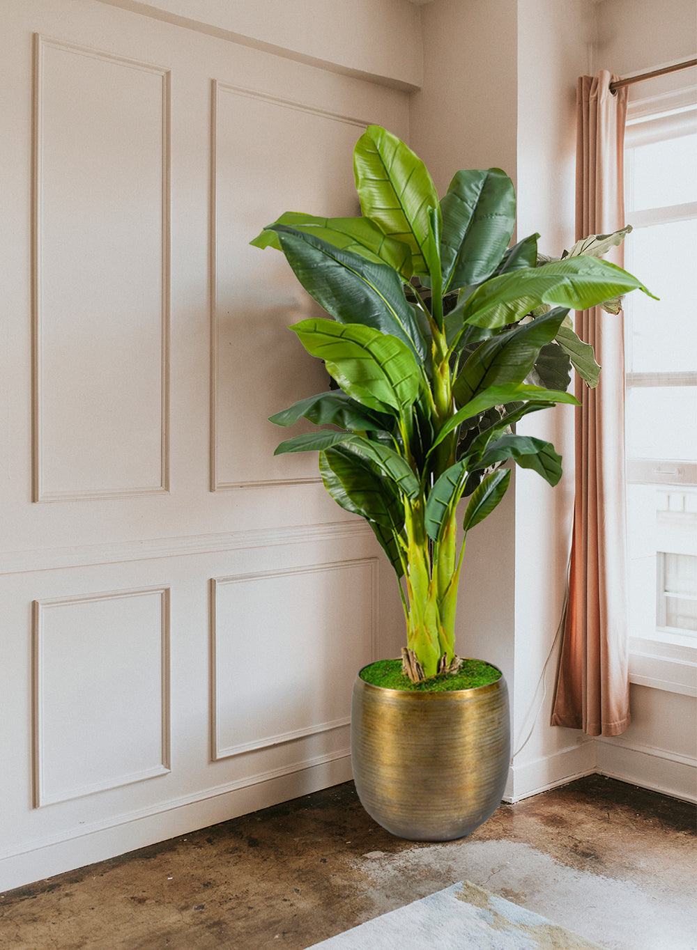 Gold Planter with Detachable Metal Stand, in 4 Sizes