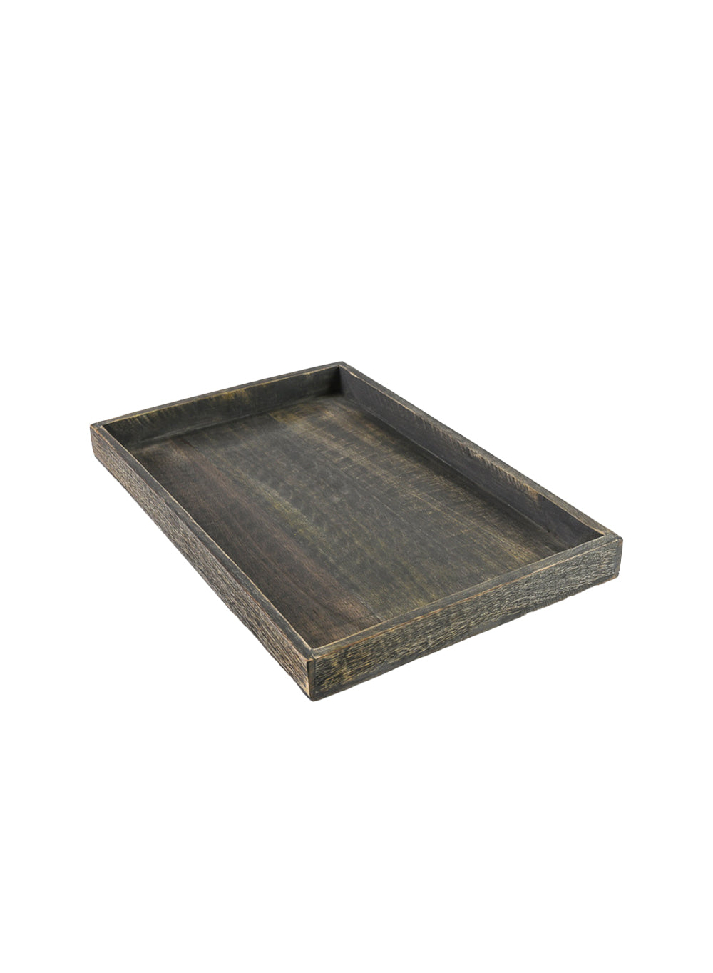 Dark Wood Rectangle Serving Tray, in 2 Sizes