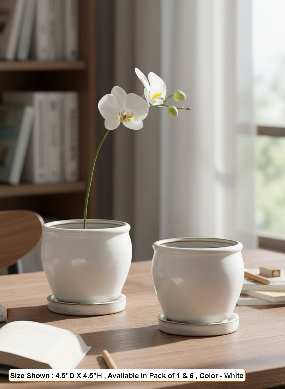 Sora Ceramic Planter Collection | Planters | Serene Spaces Living