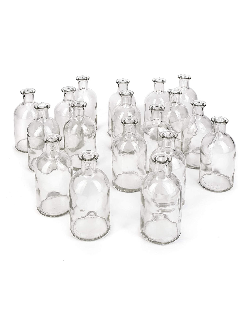 Antique Medicine Bottle Bud Vases, in 5 Colors