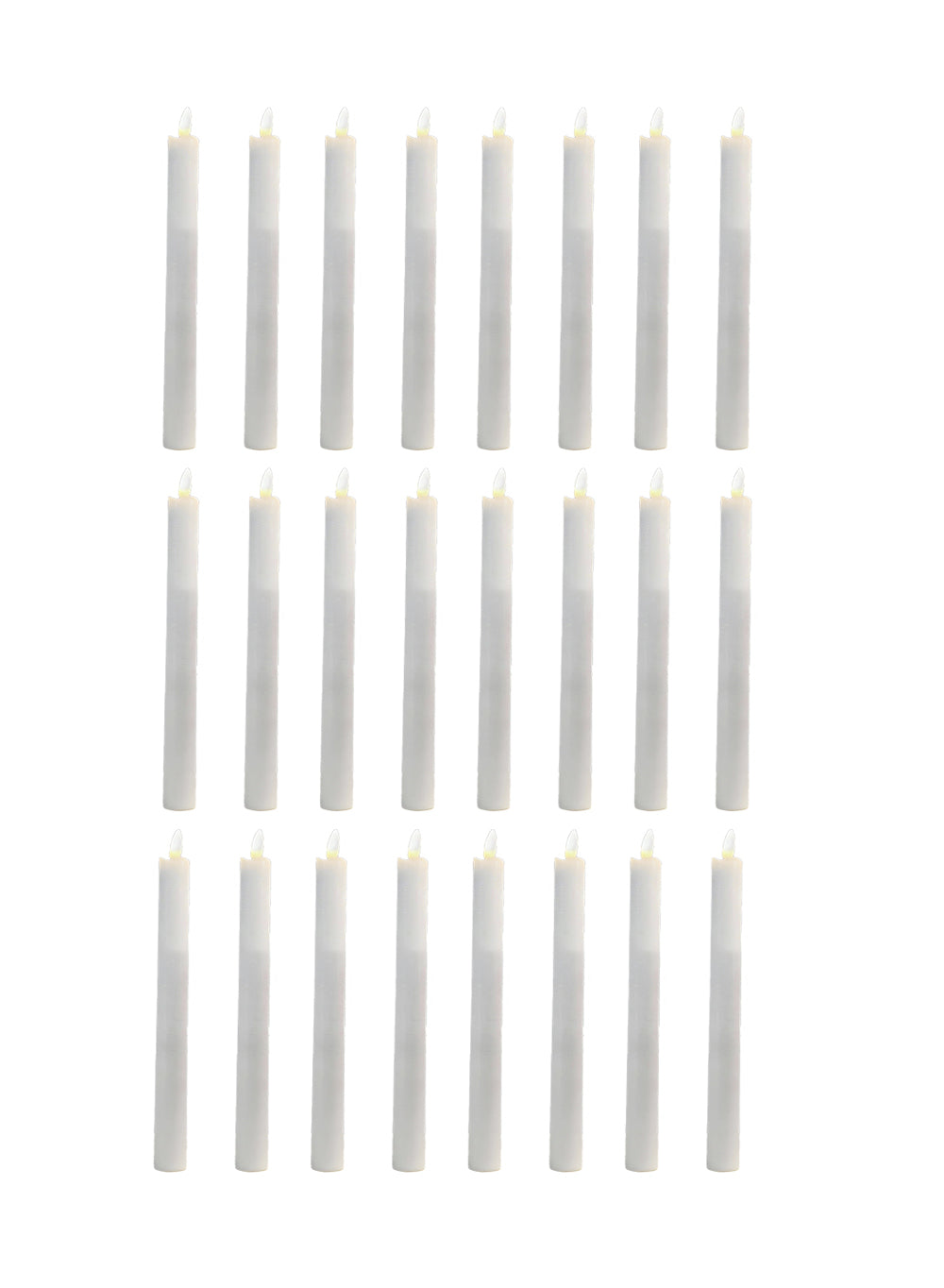 Flameless Wax LED Taper Candles Collection