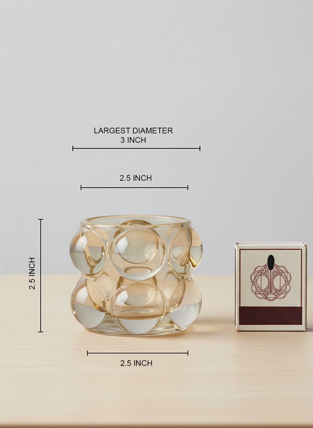 Bubble Glass Tea Light Holders Collection