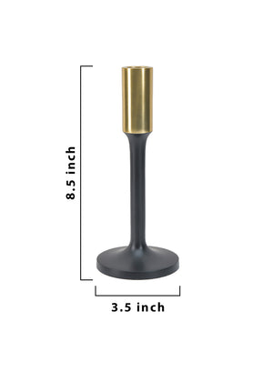 Dual-Tone Taper Candlestick Holders, in 2 Sizes