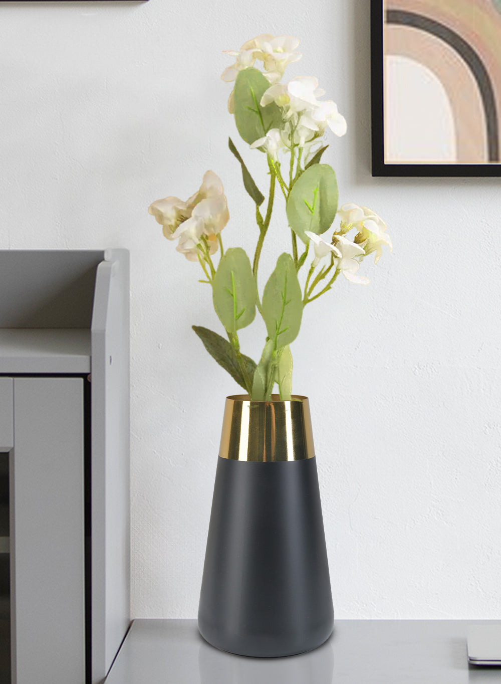 Dual-Tone Geometric Vase, in 2 Designs & Sets