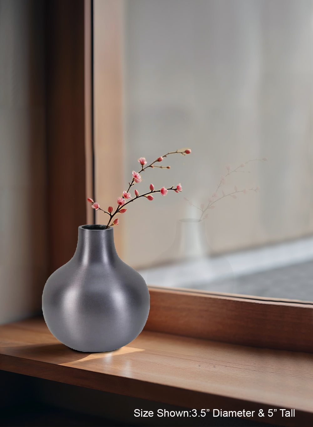 Lunara Matte Aluminum Vase