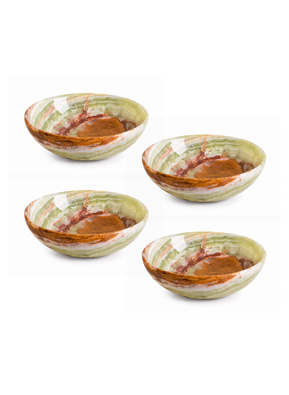 Natural Onyx Bowl, In 3 Sizes and Multiple Packs