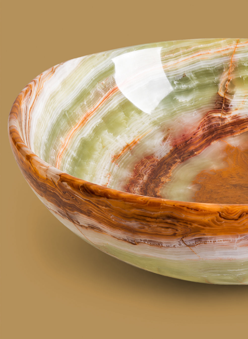 Natural Onyx Bowl, In 3 Sizes and Multiple Packs