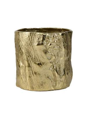 Gold Bark Vase, in 2 Sizes