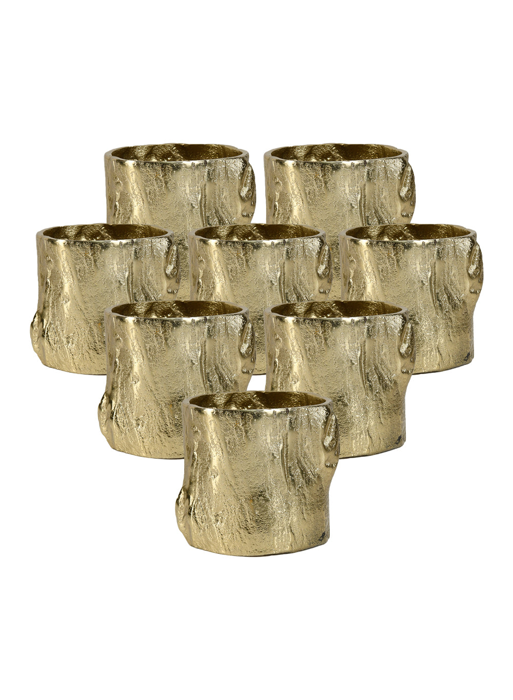 Gold Bark Vase, in 2 Sizes