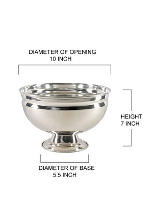 Silver Pedestal Bowl – in 2 Sizes