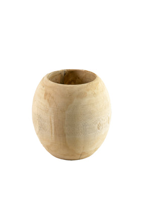 Natural Teak Essence Vase - in 2 Sizes