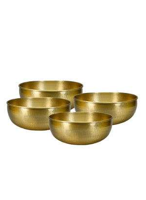16" Brass-Look Aluminum Bowl