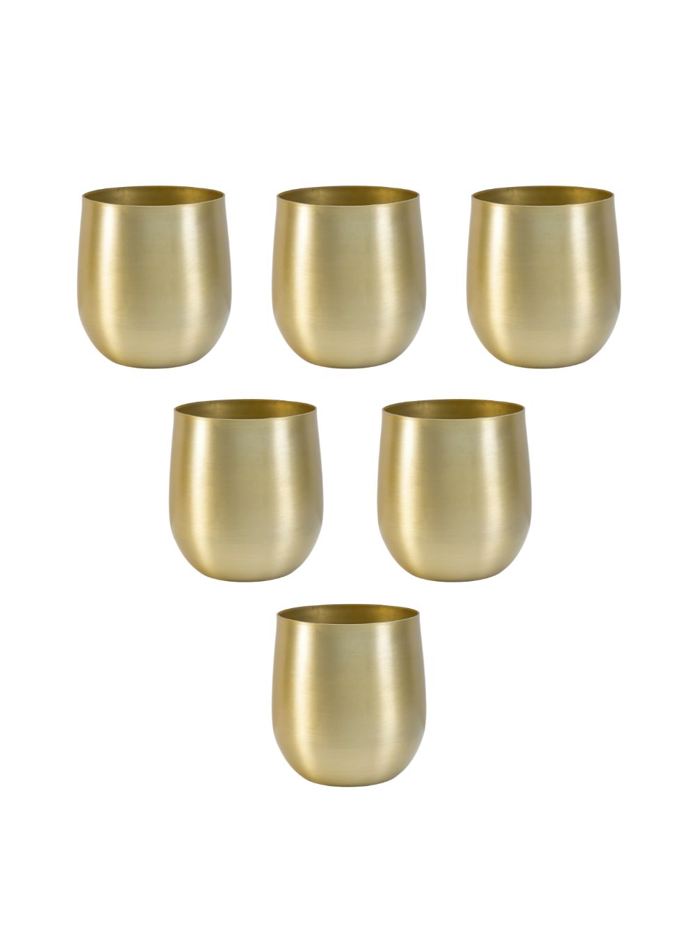 Raw Brass Vase, In 2 Sizes