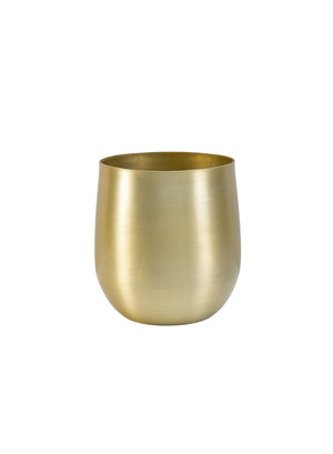 Raw Brass Vase, In 2 Sizes