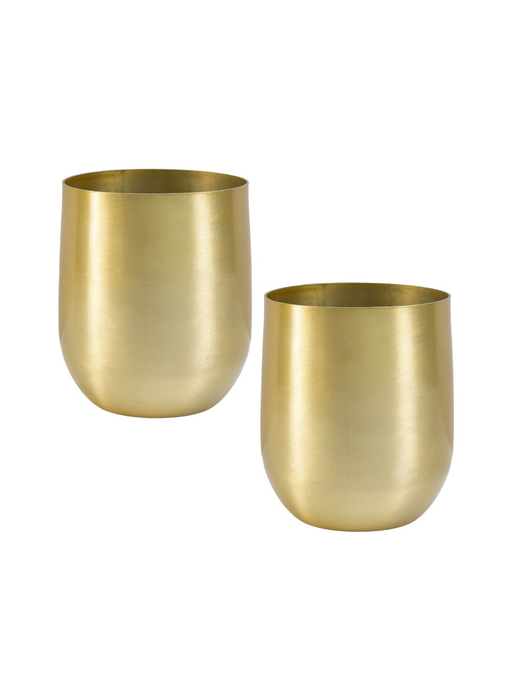 Raw Brass Vase, In 2 Sizes