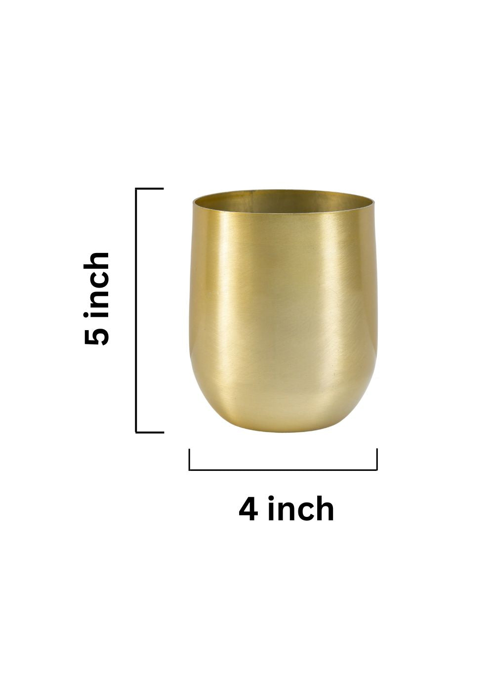 Raw Brass Vase, In 2 Sizes