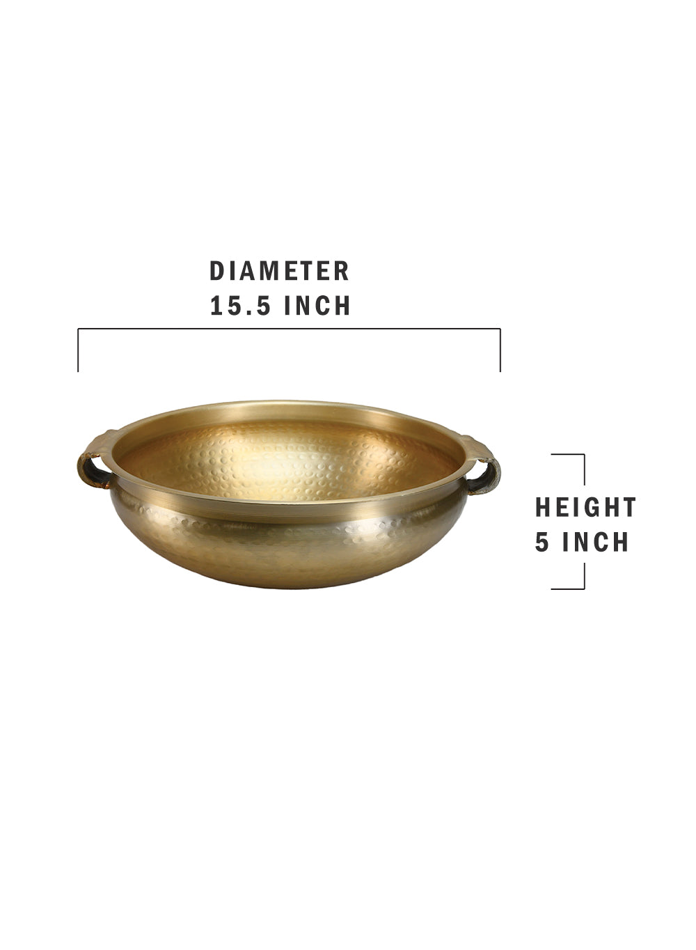 Hammered Urli Brass Bowl – 3 Size Options