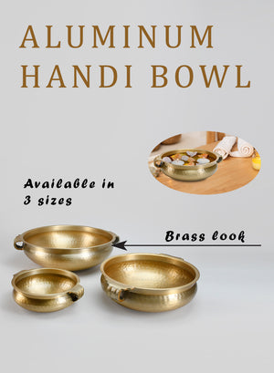 Hammered Urli Brass Bowl – 3 Size Options